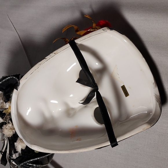 Vintage Hand Painted Ceramic Carnival Face Mask - Picture 5 of 7